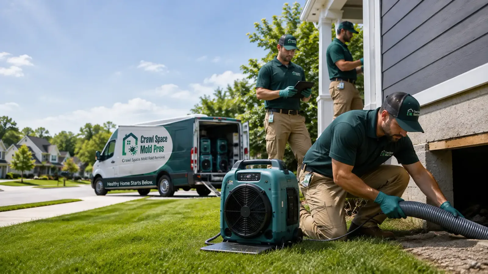 Crawl Space Mold Removal in Adel, IA